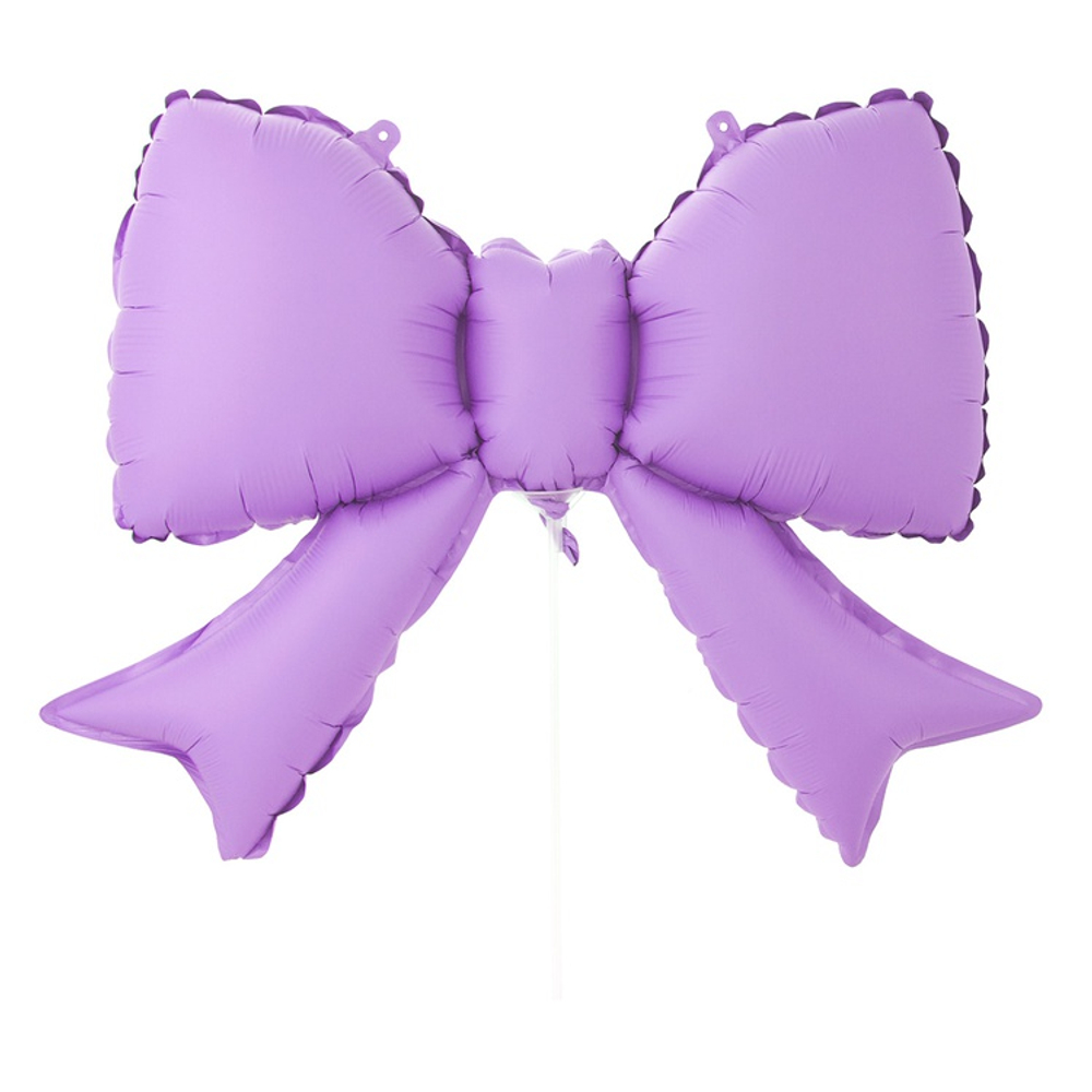 Шар фольгированный Бант 53 см (Сиреневый)