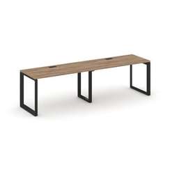 Style Project Рабочая станция односторонняя SN-59O.ORS-011 Дуб Табак/Металл Черный/Черный Заглушка 1