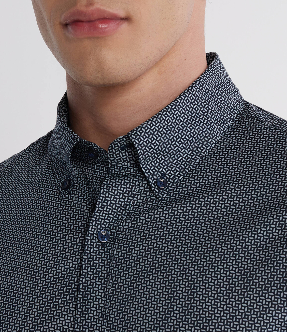 Рубашка LS SHARKTOOTH GEO Michael Kors - темно-синий(CS4400HDUK)