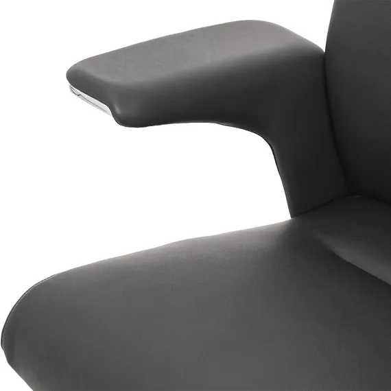Эргономичное кресло Match HB, графитовая кожа | Bartoli Design