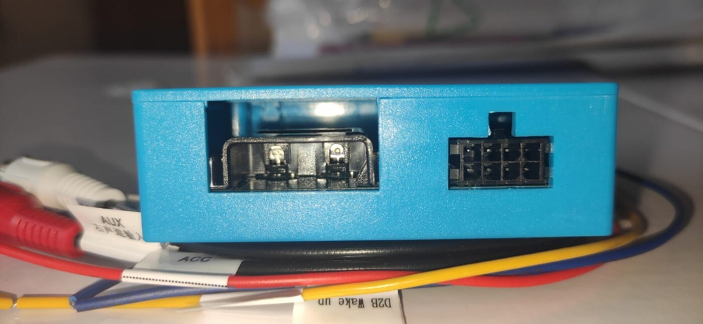 Адаптер штатного аудио-усилителя с оптическим подключением Harman-Kardon (Mercedes-Benz 2000-2005) - Carmedia MOST for fiber optic box5