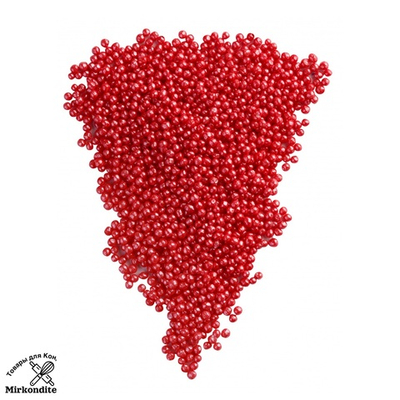 Шарики рисовые  «Жемчуг красный» мини криспи 50 гр