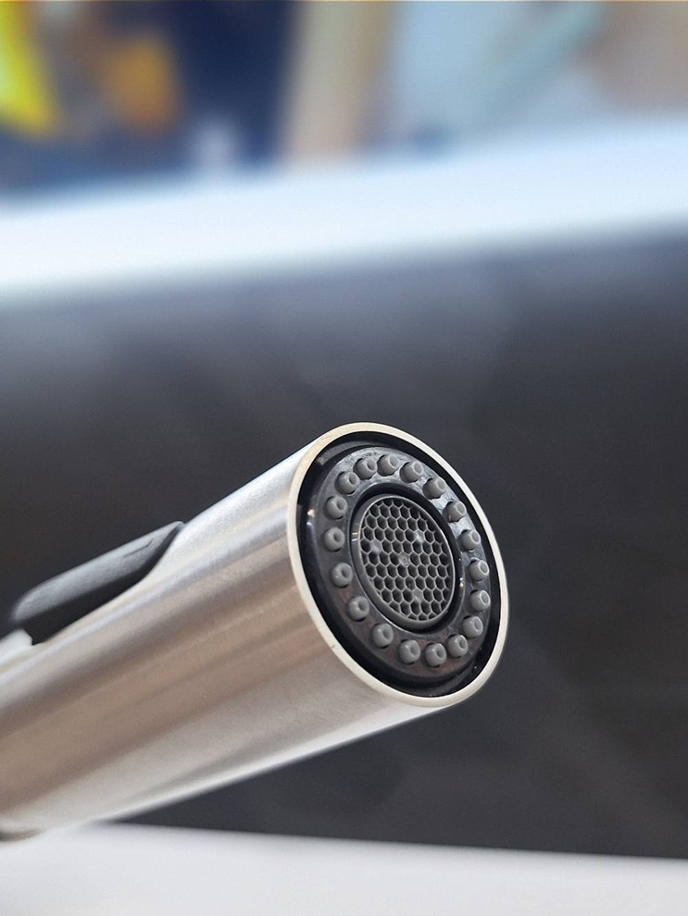 Смеситель для кухни с гибким изливом AltroBagno Flusso 050201 Ni