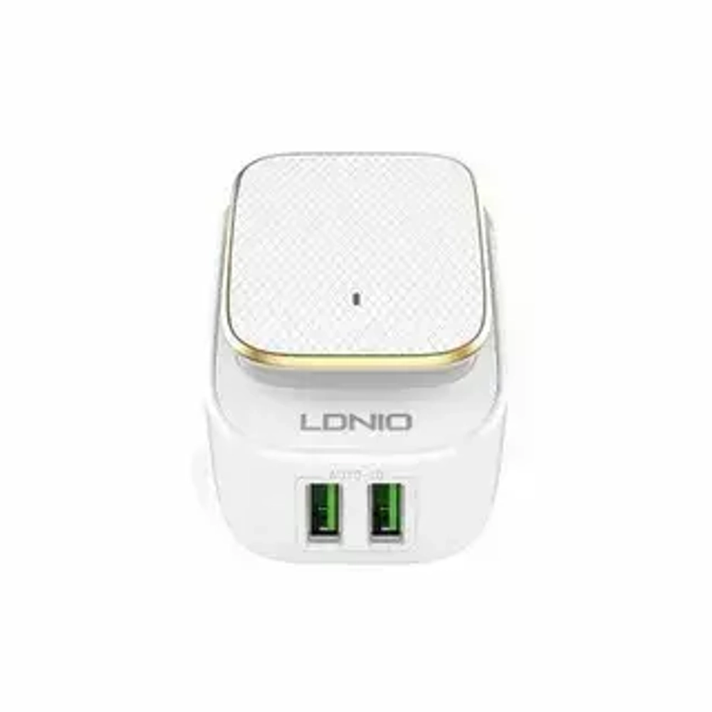 СЗУ 12W с кабелем lightning 2USB-A A2205 LDNIO CN