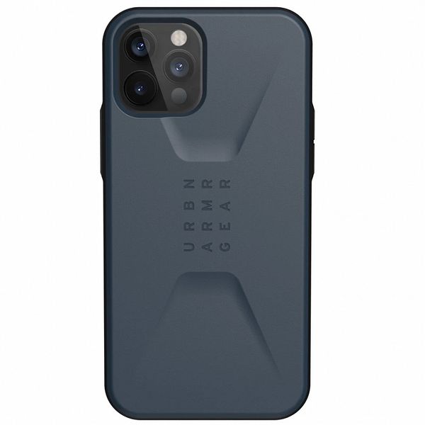 Чехол-накладка UAG Civilian для Apple iPhone 12 Pro Max 6.7" темно-синий (Mallard) 11236D115555
