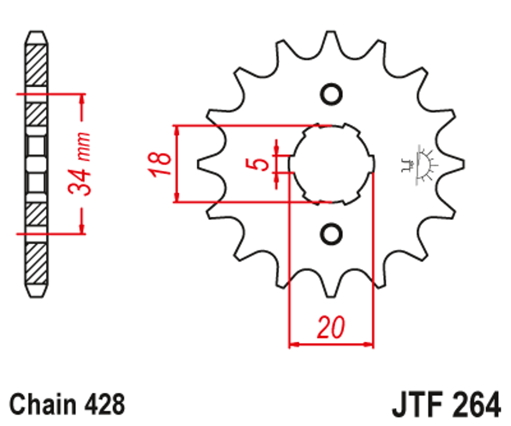 Звезда JTF264.16