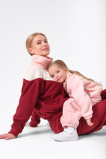 Костюм флисовый с олимпийкой "Бабл гам"