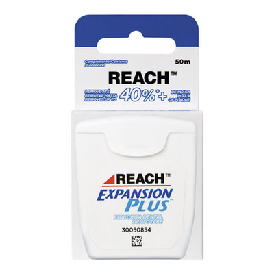 Зубная нить Reach Dentotape пропитанная воском 50 м