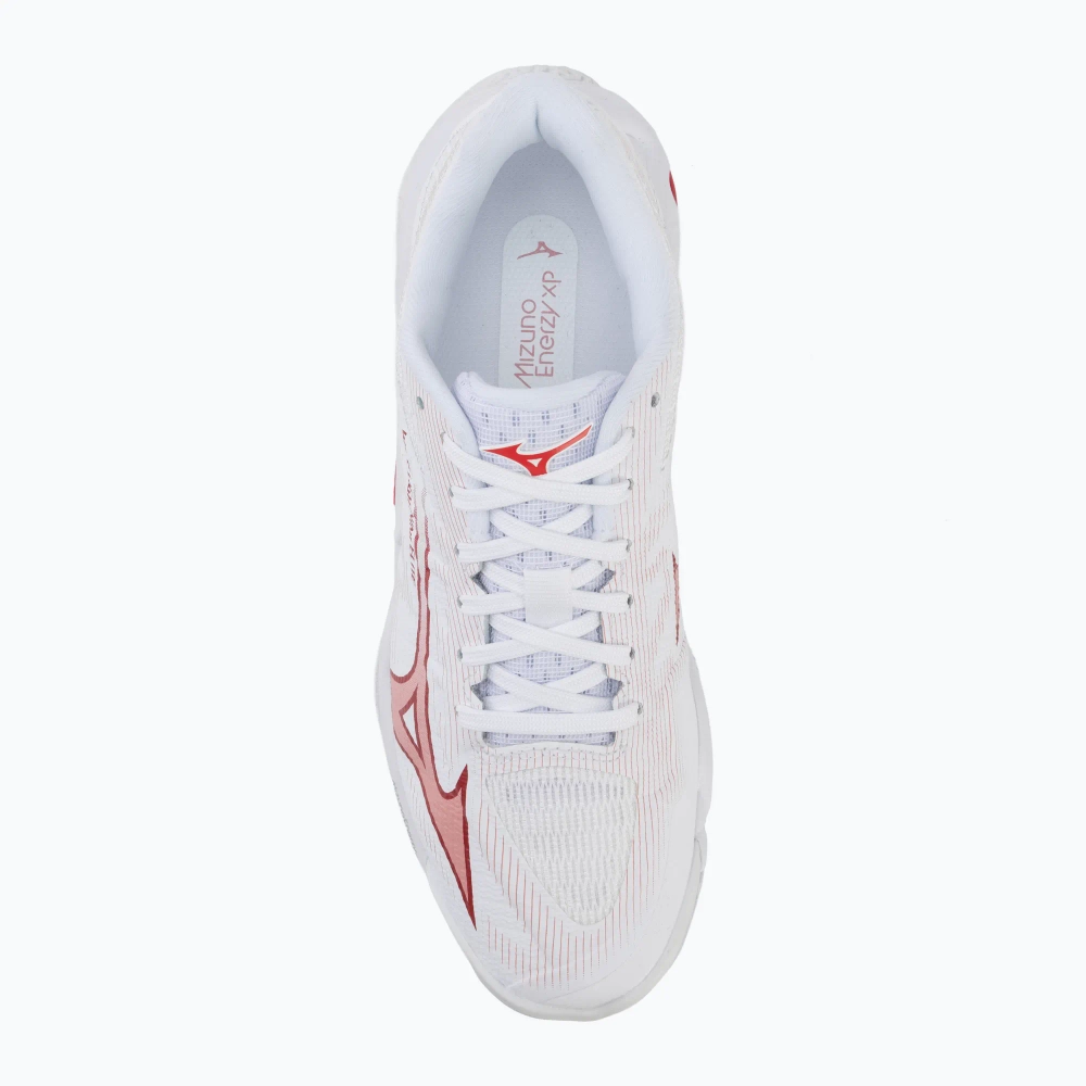 Женские Кроссовки волейбольные Mizuno Wave Lightning Elite white/rose elegance/lava falls