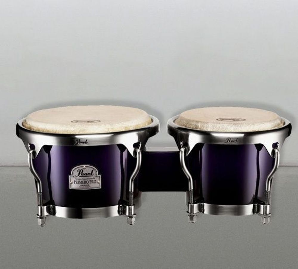 Primero Pro Wood Bongo, Бонго 7&quot;/ 8,5&quot;, Цвет Midnight Fade Pearl Pwb-100Dx/ 521