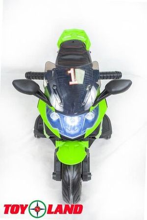 Детский электромотоцикл Toyland Minimoto LQ 158 зеленый фото №3