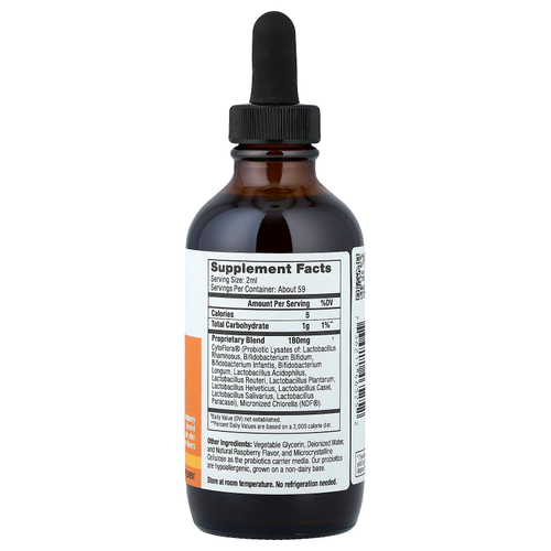 Bioray, NDF®, Tummy, для детей, смесь 11 штаммов пробиотиков, малиновый вкус, 118 мл (4 жидк. унции)