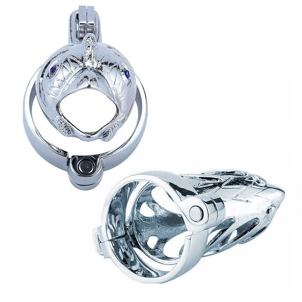 Серебристый сувенирный пояс верности в виде петуха (Цвет: серебристый)