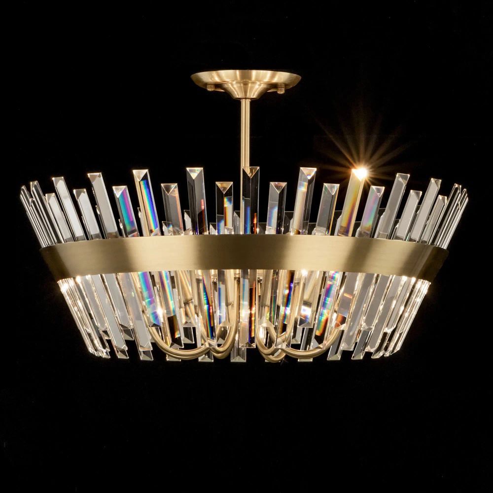 Citilux Вестерос CL307183 Люстра хрустальная потолочная Бронза