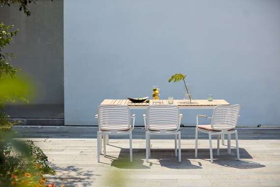 Уличный стол Armona 200х100 см, белый