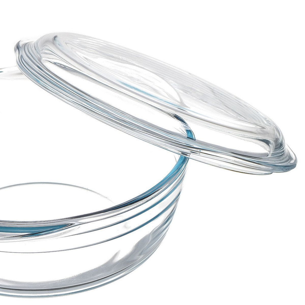 Форма для выпечки стекло, 3 шт, 30х21,35х23,18 см, 2.6,2,1.4 л, с крыш, бесцвет, Pyrex, Essentials,