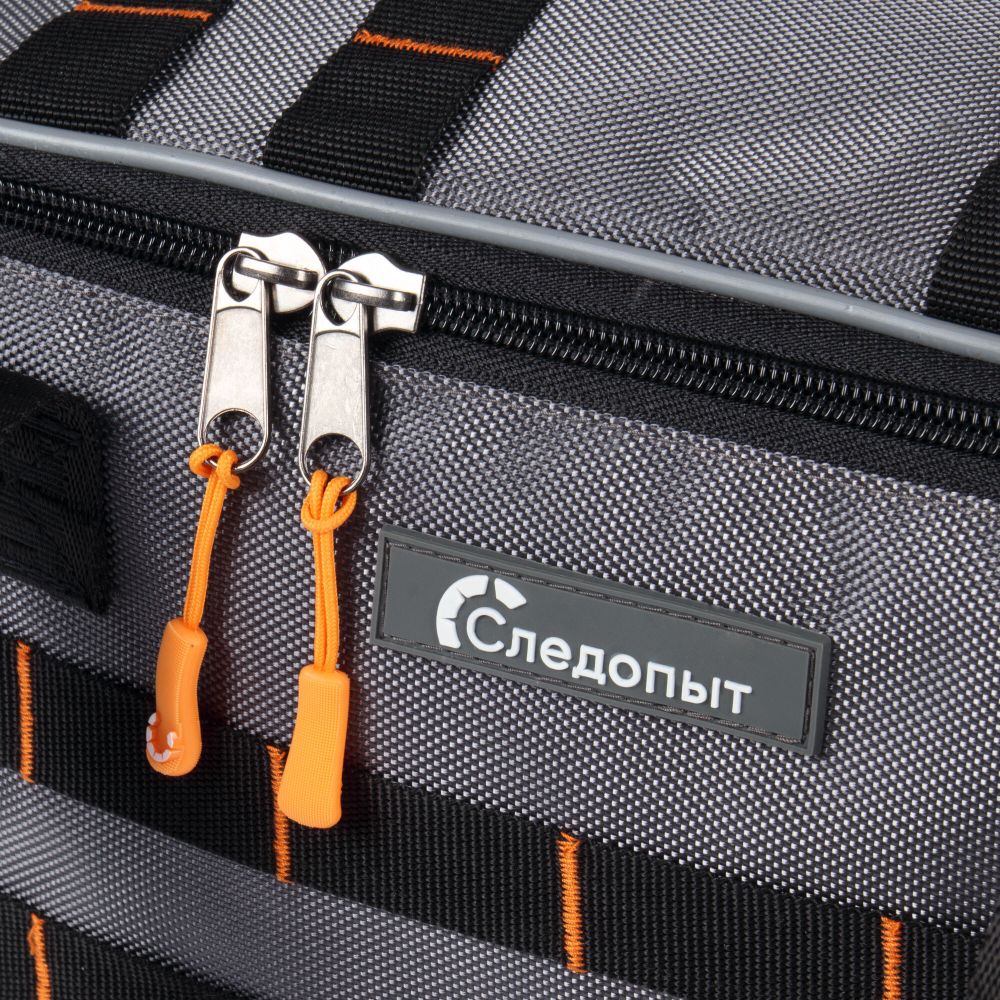 Сумка рыболовная &quot;СЛЕДОПЫТ&quot; Base Lure Bag XL, 38х26х25 см, цв. серый, без коробок/5/