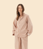 Пижама BEIGE STRIPES - Бежевый - Tall