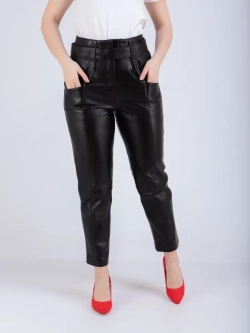 Брюки женские из натуральной кожи