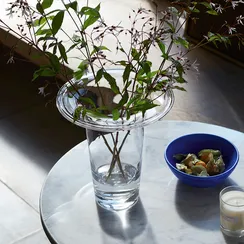 Ваза victoria, 26 см, прозрачная