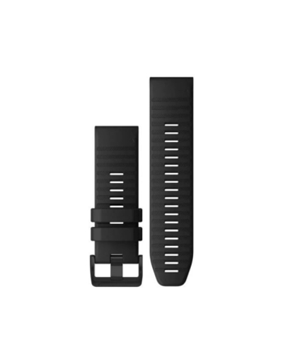 Ремешок силиконовый 26 мм. Premium для Garmin Fenix 7x/6x/5x/5x plus/3, Descent, Tactix, Enduro, D2, быстросъемный QuickFit Черный