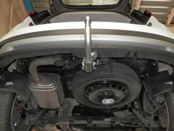 Оцинкованный фаркоп на Renault Scenic 2016-2022, Renault Grand Scenic 2016-2022 (без электрики), Galia R099A