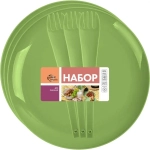 Набор для пикника Plast Team тарелки+вилки 3 шт.