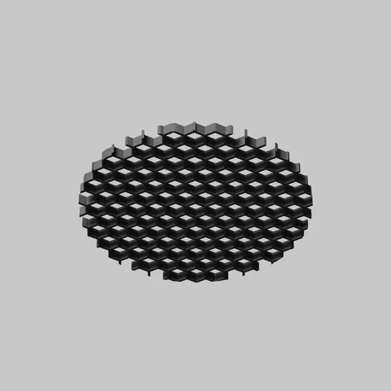 Антибликовая решётка для светильников серии Омут / Dip 15Вт Technical honeycomb001-d41.5