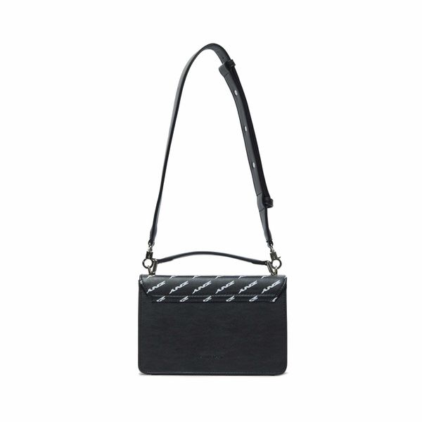 Сумка через плечо ZNY MONOGRAM SS22 Черная - фото 6