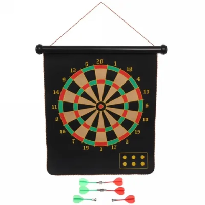 Набор для игры в дартс магнитный D-1722: мишень 41*50 см, 6 дротиков (коробка)
