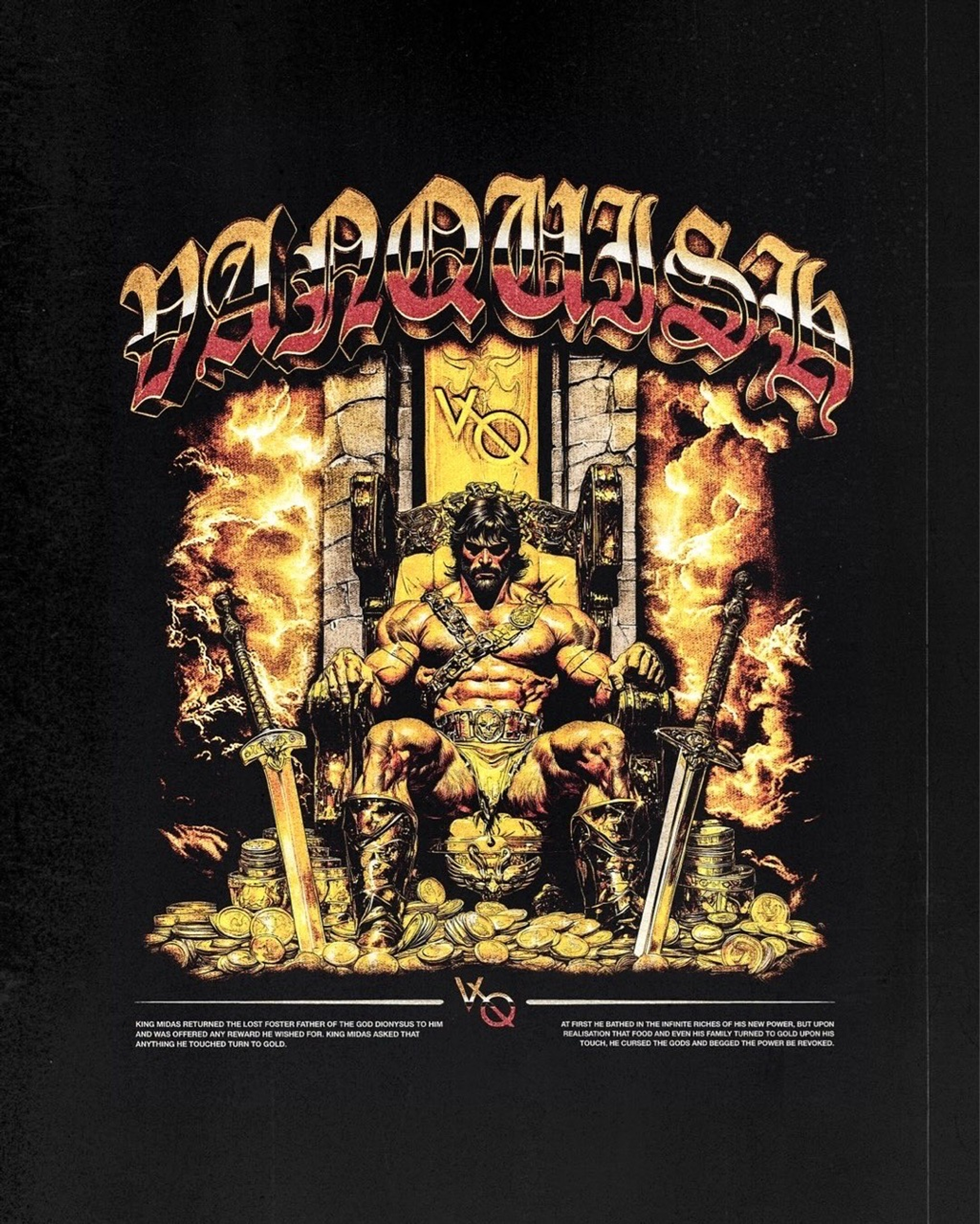 Футболка VANQUISH Olympus King Midas Oversized T-Shirt