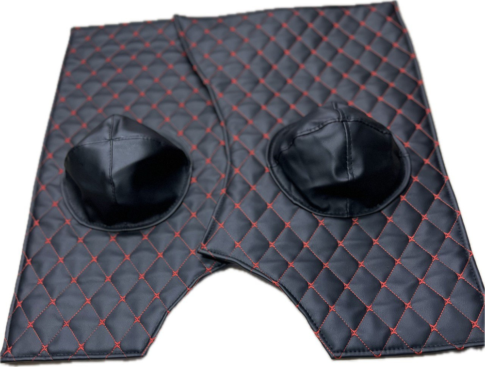 Утеплитель под фары внутр. УАЗ 452 Буханка, 2206, 3303 (красная нить Бабочка)