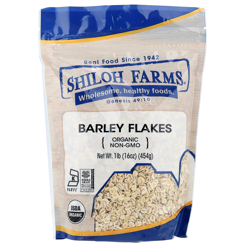 Shiloh Farms, органические ячменные хлопья, 454 г (16 унций)