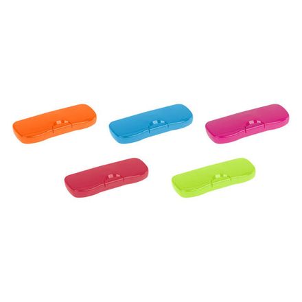 Пенал пластмассовый футляр 204*83*25 Стамм Intensive, ассорти, 1шт.