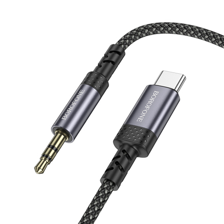 Аудио Адаптер BOROFONE BL24 Type-C - 3.5mm AUX (серый)