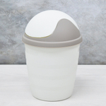 Контейнер для мусора 1,5л "Rambai" (светло-серый)