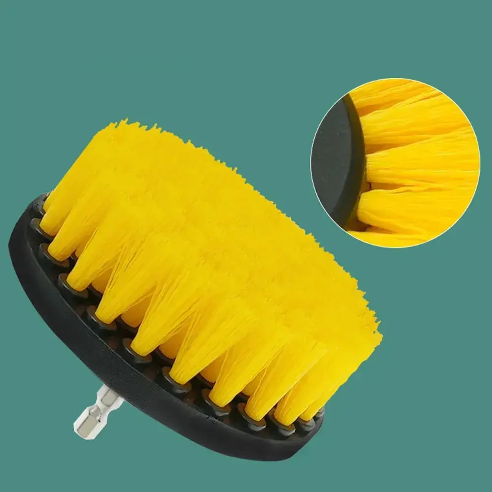 Щетки для уборки на дрель набор насадок , набор щеток насадок на шуруповерт для химчистки, полировки, клининга