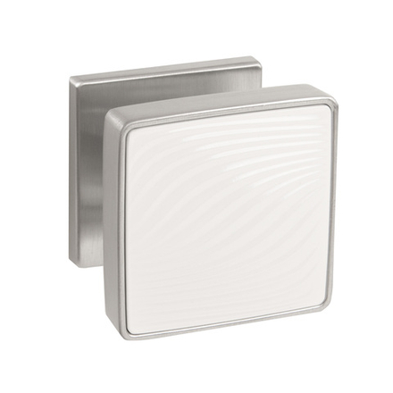 Ручка раздельная K.EST.Q52.GIPNOZ SSC/WH-16 сатинированный хром/белый