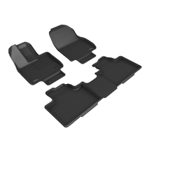 Коврики салона Sotra 3D Lux для Toyota Highlander VI 2019- черные. Арт. ST 74-00751
