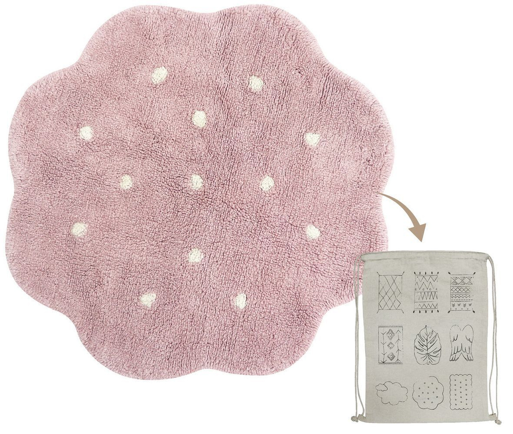 Ковер Lorena Canals Mini Biscuit Vintage Nude (90Ø см)