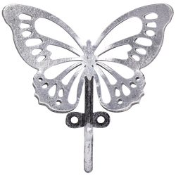 Крючок Бабочка Эир средний Античное серебро