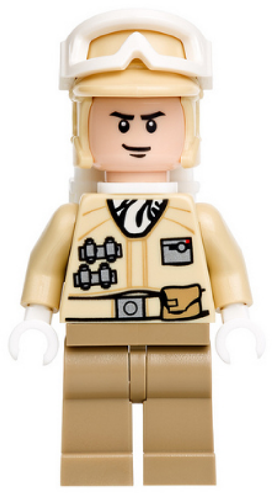 Минифигурка LEGO sw0291 Солдат-повстанец с Хота (без ранца)
