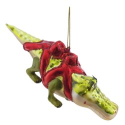 GAEM Украшение новогоднее "Крокодил", L17 W4 H6 см