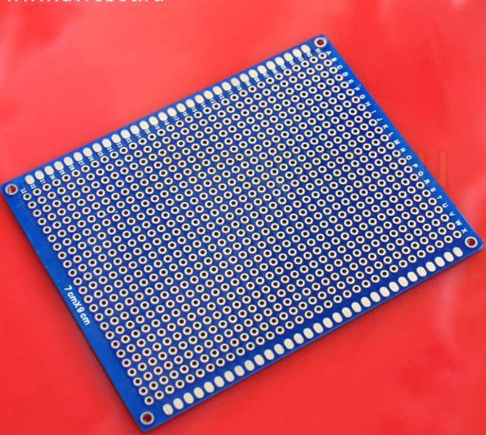 Двухсторонняя плата 7х9 см - Белая