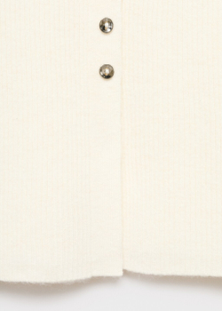 Кардиган из тонкого трикотажа в рубчик