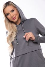 Платье "Комфортная осень" (грей) П7547 LT Collection (Акция)