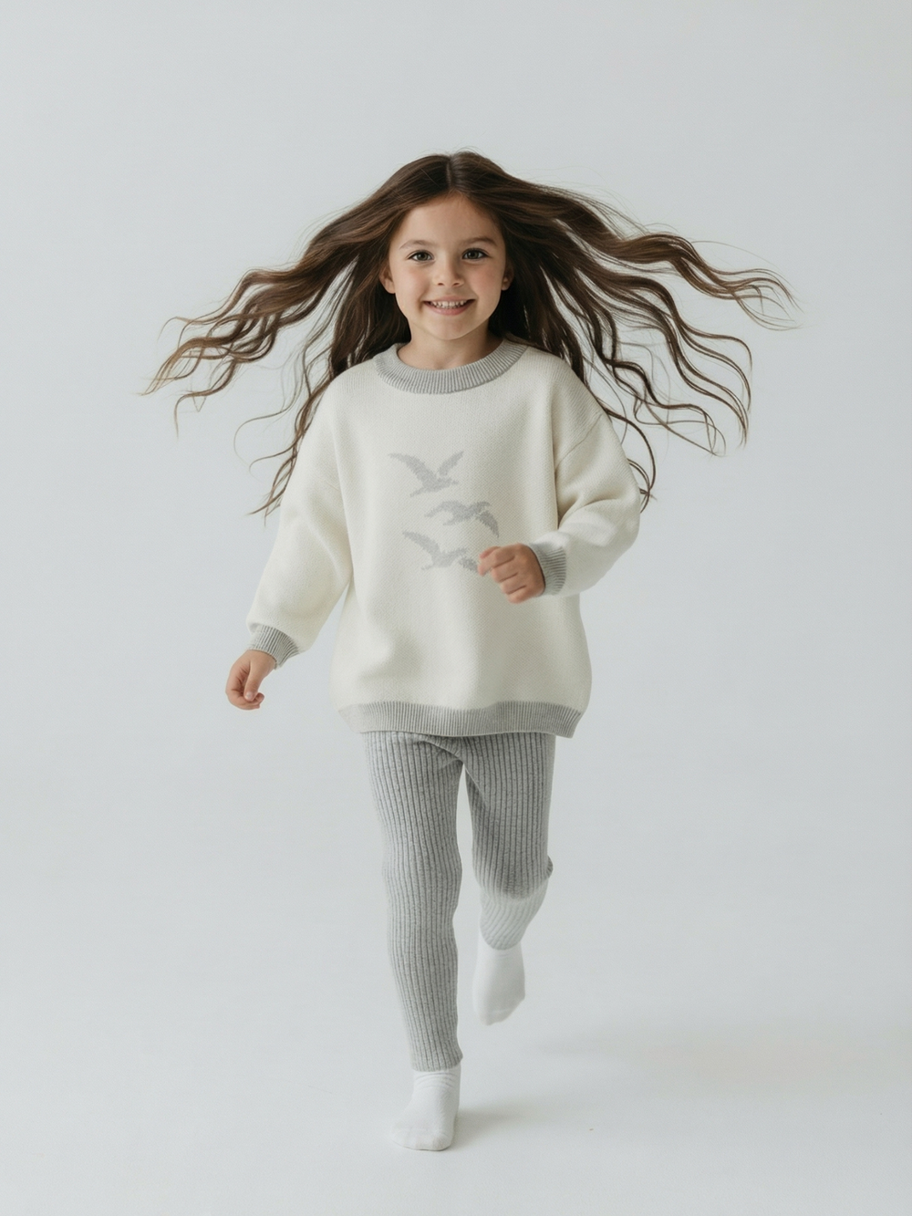 Джемпер Воздух из хлопка свободного кроя