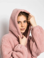 Толстовка плюшевая с капюшоном