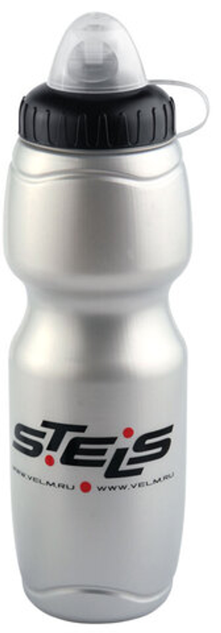 Фляга CB-15020-1 1000мл полиэтиленовая, серебристая арт.550007