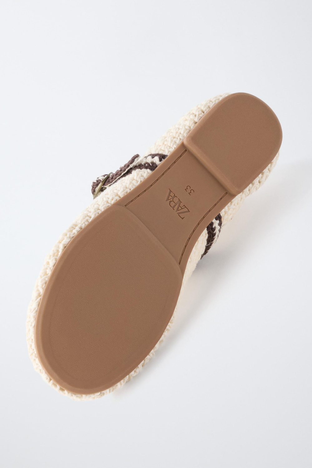 ZARA БАЛЕТКИ, ЭКРЮ